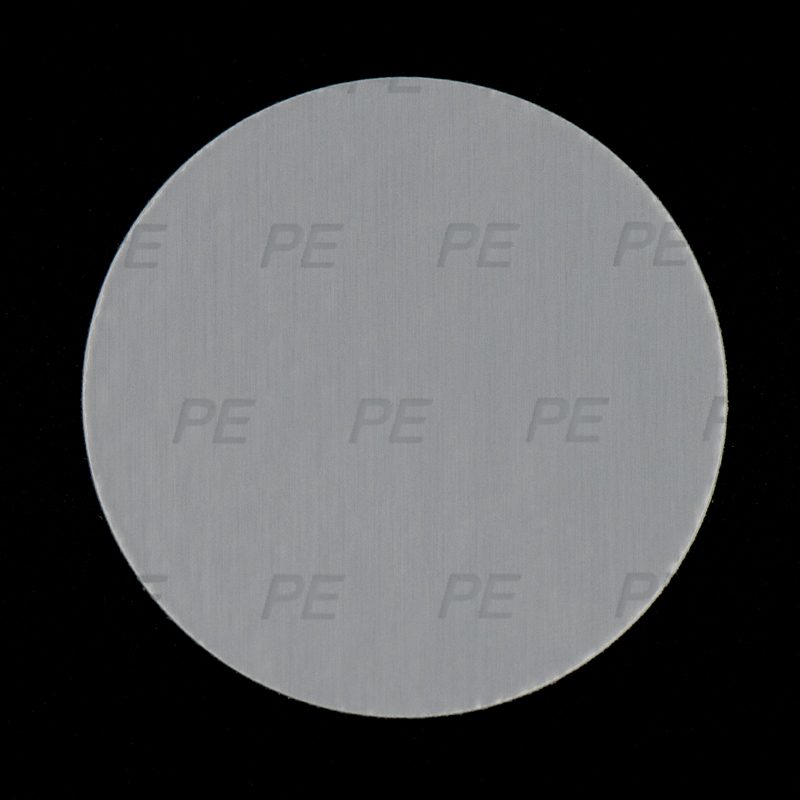 Induction liner with material information printed on the surface